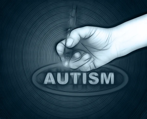 Аутизм — стоковое фото