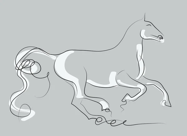 Elegantní kůň — Stock fotografie