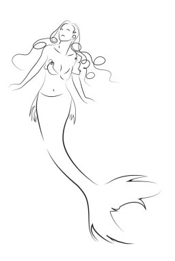 woman mermaid