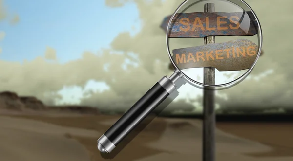 Sales - marketing — Stock Photo, Image