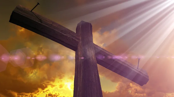 Wooden cross — Stock Photo, Image