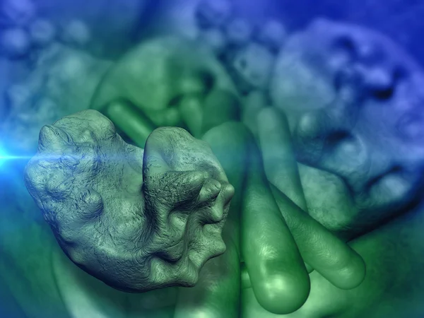 Wirusy i bakterie — Zdjęcie stockowe