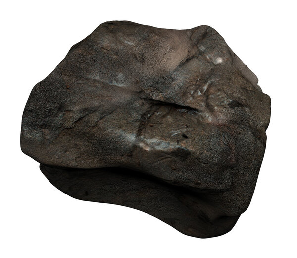 Камень изолирован на белом