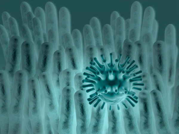 Virus y bacterias —  Fotos de Stock