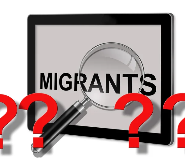 Migranti — Stock fotografie