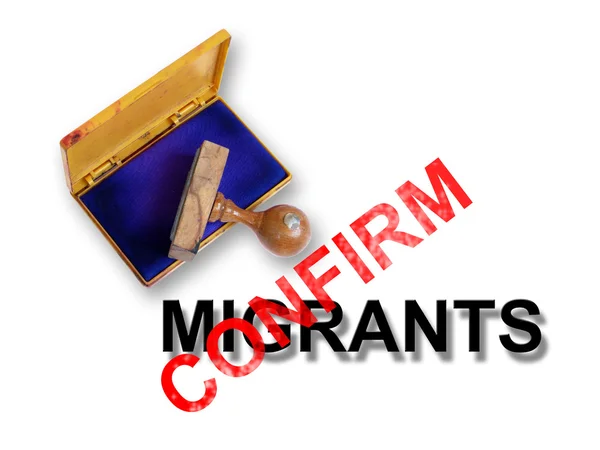 Migranten — Stockfoto