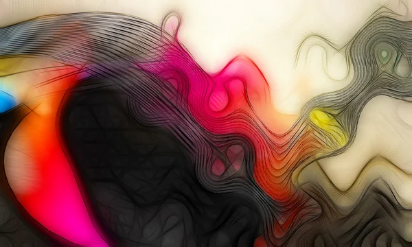 Fondo abstracto hecho en software 3d — Foto de Stock