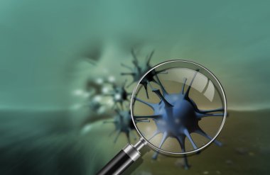 polen alerji kavram olarak sunulan 3D yazılım