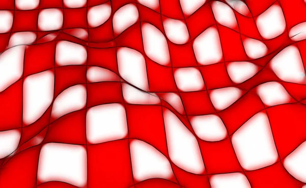Червоно-біла площина зроблена в 3d програмному забезпеченні — стокове фото