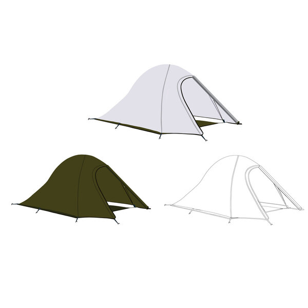 A camping tent