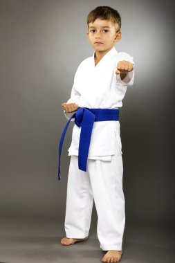 küçük çocuk eğitim karate 