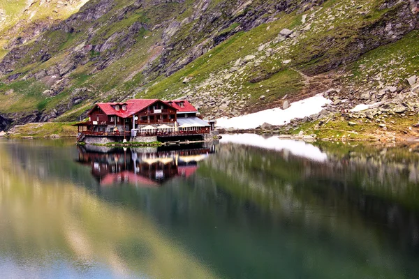 Beautiful summer landscape from Balea Lake — Stock Photo, Image