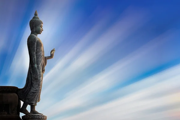 Buddha statue on sky — Stock Photo, Image