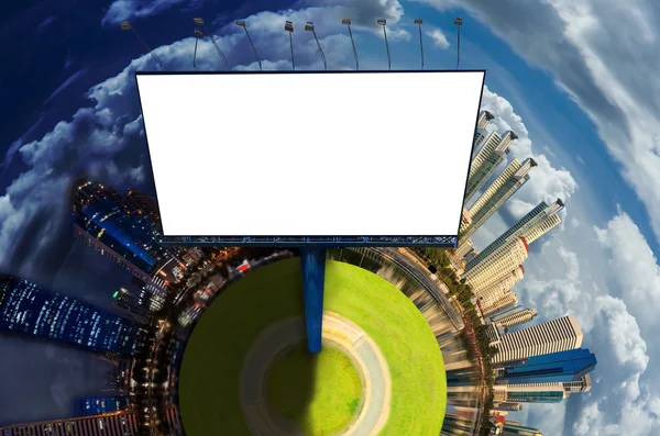 Boş billboard büyük — Stok fotoğraf