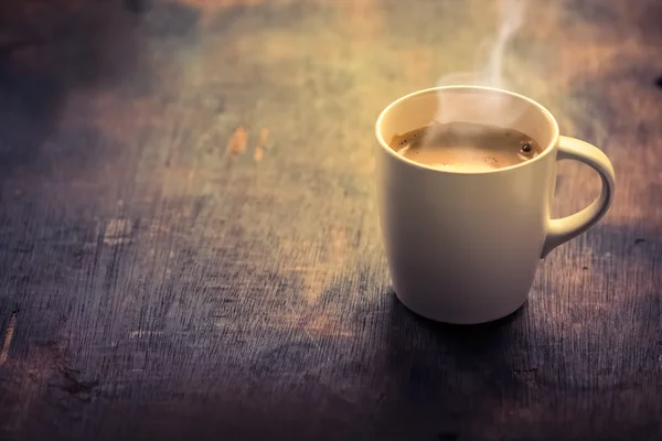 Horký šálek kávy — Stock fotografie