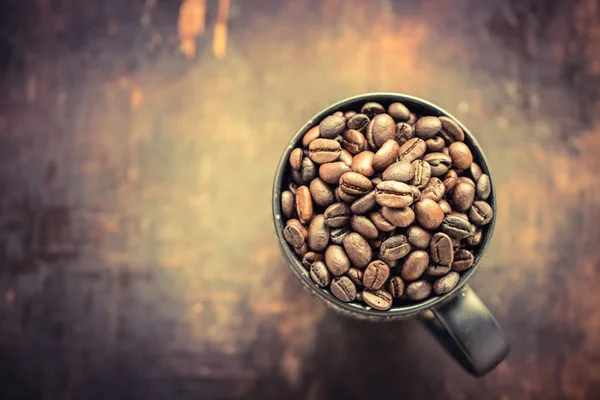 Coffee Beans on cup