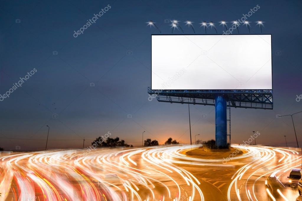 Billboard with lighting
