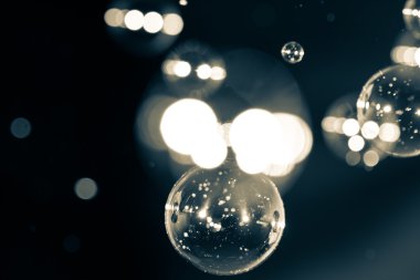 Bokeh sabun köpüğü bulanıklık