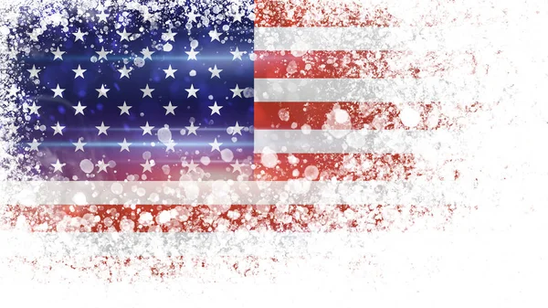Amerikaanse Vlag Grunge Kleuren Abstracte Achtergrond Werkdag Verkiezingen — Stockfoto