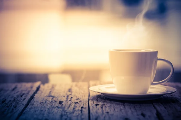 Csésze kávé forró — Stock Fotó