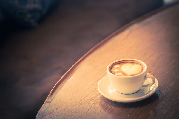 Stillleben mit Latte Coffee — Stockfoto