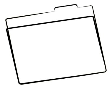 dosya klasörleri yığını