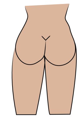 Female butt