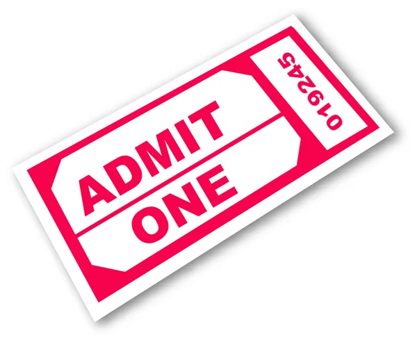 Bilhete de admissão —  Vetores de Stock