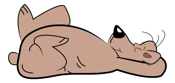 Αρκούδα κοιμάται — Διανυσματικό Αρχείο