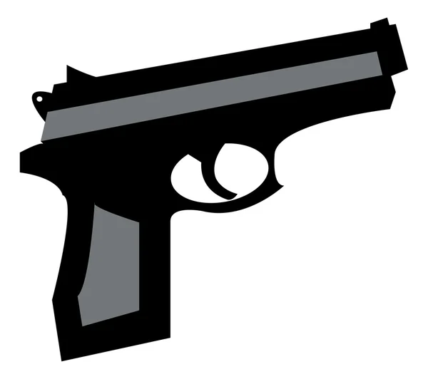 Illustration de pistolet — Image vectorielle