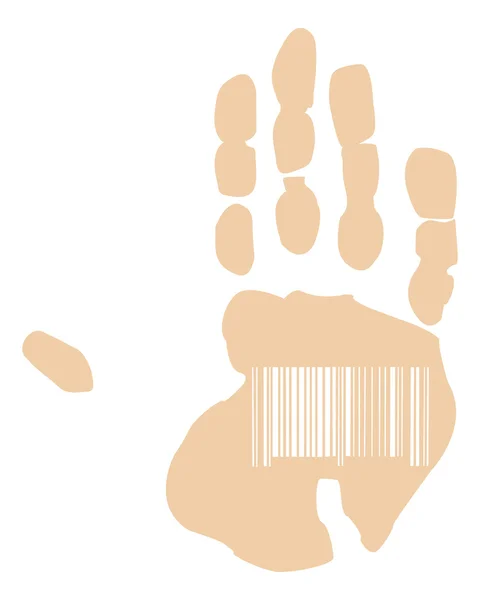 Barcode scan symbol — Stock Vector