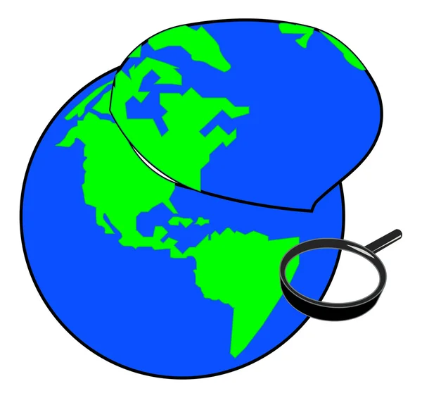 Illustration du globe — Image vectorielle