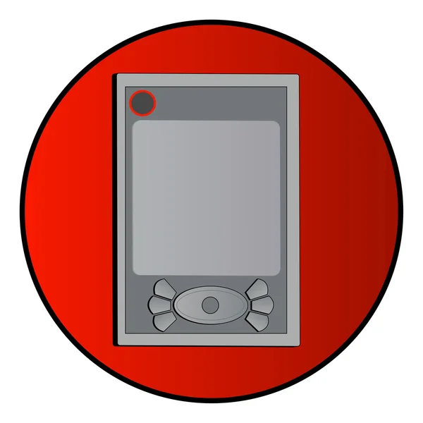 PDA veya elektronik Ajanda — Stok Vektör