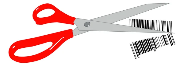 Иллюстрация ножниц — стоковый вектор
