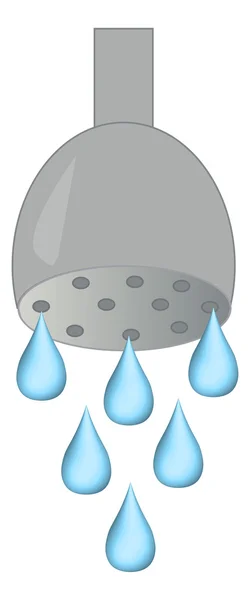 Shower head illustration — Stock Vector