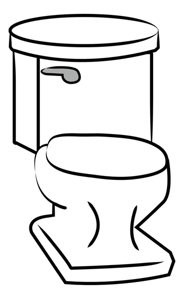 Tuvalet illüstrasyon — Stok Vektör