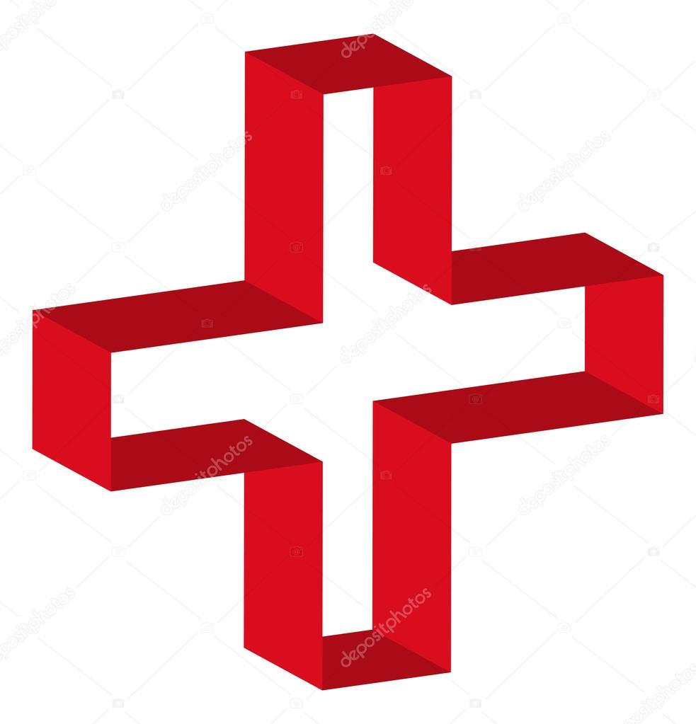 Illustration of red cross