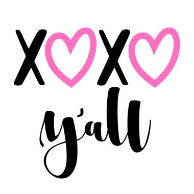 XoXo Y - Sevgililer Günü tebrik kartı - Noel veya diğer hediyeler için kaligrafi ifadesi. Modern harf cümlesi. El yapımı tasarım öğeleri, Xmas tebrik kartları, davetiyeler. Tatil alıntıları.