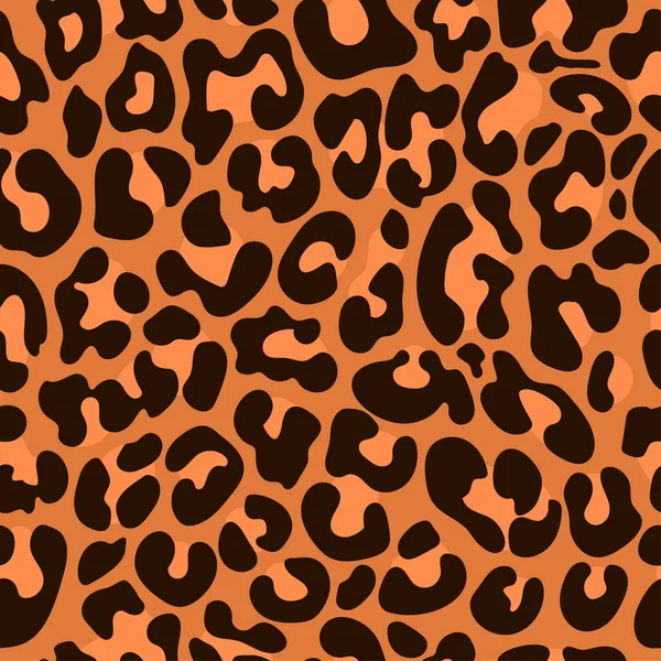 Diseño Del Patrón Rayas Leopardo Otoño Deja Color Dibujo Divertido — Vector de stock