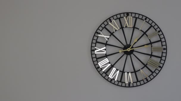 Clock Run Fast Speed — Stock Video
