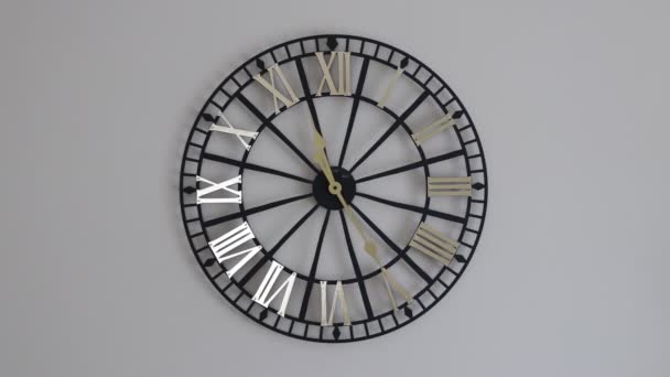 Relógio Timelapse Run Velocidade rápida — Vídeo de Stock