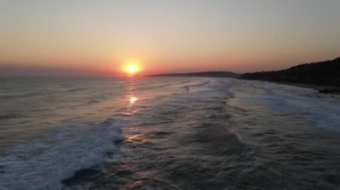 Gündoğumu Deniz Havadan Görünümü