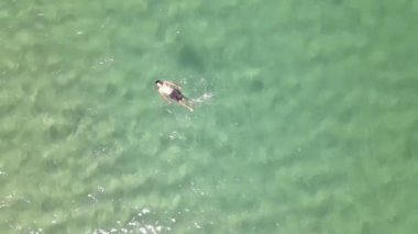 Yüzen okyanus hava aracı görüntüsü