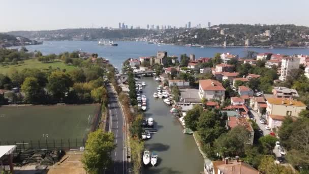 Anadolu Hisari Beykoz Ciudad de Estambul — Vídeo de stock