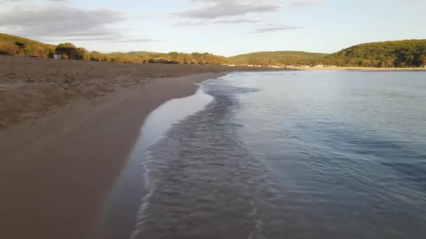 Okyanus deniz dalgaları hava aracı — Stok video