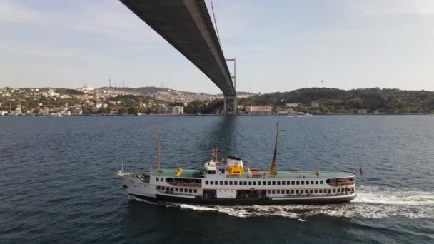 Паровий човен Стамбул. — стокове відео