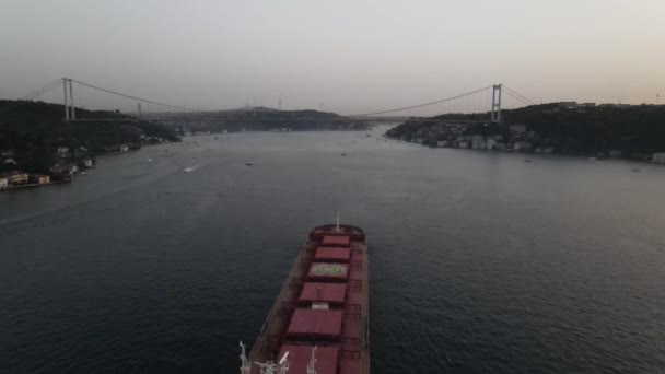 Transport till sjöss Istanbul — Stockvideo