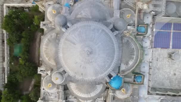 Sultanahmet Blå moskén i restaurering — Stockvideo