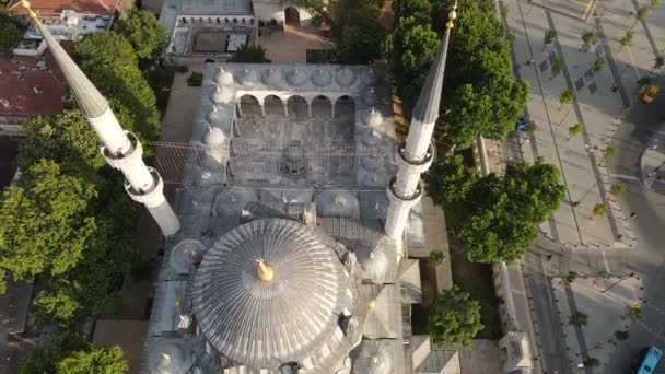 Vue Aérienne Mosquée Yeni Valide Istanbul — Video
