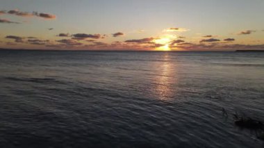 Günbatımı Deniz İnsansız Hava Aracı Çekimi